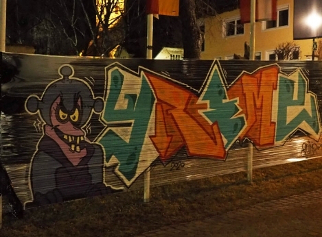 Graffiti im Amthof